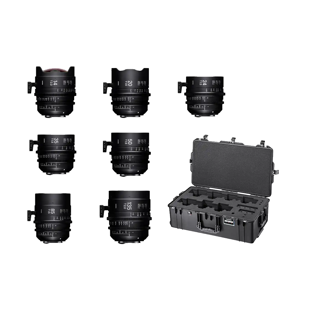 Seven Prime Cine Lens Set with Case