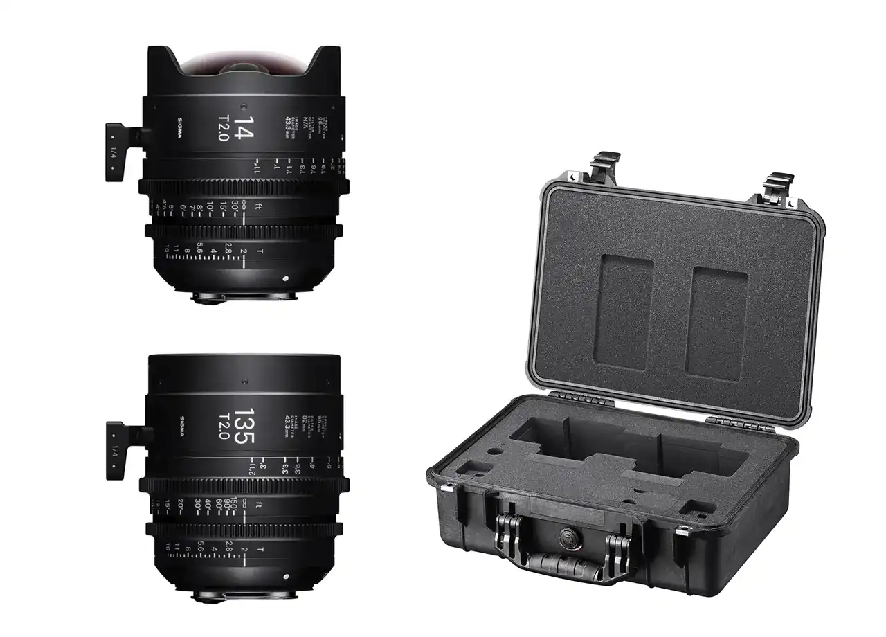 Two Prime Cine Lens Set with Case Two Prime Cine Lens Set with Case