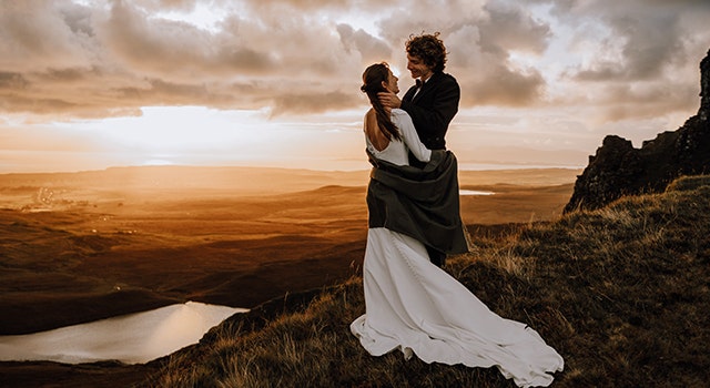 Capturing Eternal Love at Sunrise on the edge of Scotland: A Photographer's Journey